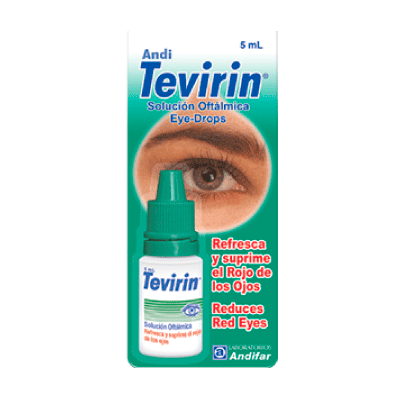 Tevirin Exhibidor x 12 Colirio 5 mL